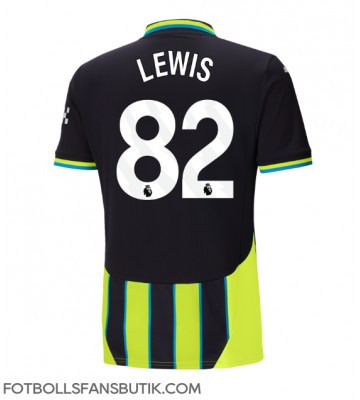 Manchester City Rico Lewis #82 Replika Bortatröja 2024-25 Kortärmad